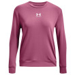 Sudadera de mujer Under Armour Rival Terry Crew rosa Pace Pink/White