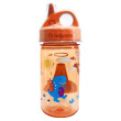 Botella para niños Nalgene Grip-n-Gulp 350 ml azul/naranja OrangeVolcano