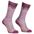 Calcetines de mujer Ortovox Tour Long Socks W rosa/burdeos mountain rose