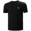 Camiseta de hombre Helly Hansen F2F Organic Cotton Tee 2.0 negro Black