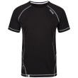 Camiseta de hombre Regatta Virda II negro/blanco Black/Black