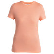 Camiseta funcional de mujer Icebreaker Women Merino 150 Tech Lite III SS Tee naranja Glow