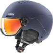 Casco de esquí Uvex Wanted Visor azul oscuro navy mat