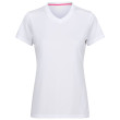 Camiseta de mujer Regatta Wmn Fingal V-Neck blanco White