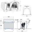 Carpa de autocaravana/furgoneta Outwell Newburg 160 Air