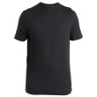 Camiseta de hombre Icebreaker Men Merino 150 Tech Lite III SS Tee negro Black