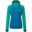 Sudadera de mujer Mountain Equipment W's Eclipse Hooded Jacket azul/verde Mykonos/Deep Green