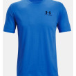 Camiseta de hombre Under Armour Sportstyle Left Chest SS azul claro BrilliantBlue//Black