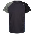 Camiseta de hombre Regatta Corballis gris/verde Ash/Agave Green