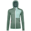 Sudadera de mujer Ortovox Fleece Hoody W gris arctic grey