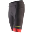 Pantalones cortos de ciclismo para mujer Axon Aktiv D negro/rojo