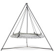 Columpio Hamaka.eu Hangout Pod SET negro/blanco mandala