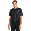 Camiseta de mujer Under Armour Rush Energy Emboss Crop SS