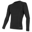 Camiseta funcional de hombre Sensor Merino DF negro Black