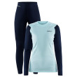 Juego de mujer Craft Core Warm Baselayer azul BlazeArea