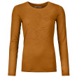 Camiseta de mujer Ortovox 185 Merino Tangram Ls W naranja sly fox