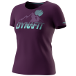 Camiseta funcional de mujer Dynafit Transalper Graphic S/S Tee W violeta/rojo 6721 royal purple