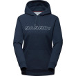 Sudadera de mujer Mammut Logo ML Hoody Women azul marine melange