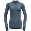 Camiseta funcional de mujer Devold Kvitegga Merino 230 Cross Neck