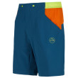 Pantalones cortos de hombre La Sportiva Guard Short M azul/naranja Storm Blue/Hawaiian Sun