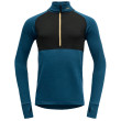 Cuello alto para hombre Devold Expedition Man Zip Neck azul/negro Flood/Black