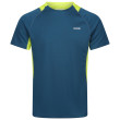 Camiseta de hombre Regatta Virda IV azul/amarillo Moroccan Blue/Citon Lime