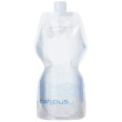 Botella plegable Platypus Soft Bottle 1,0L Closure blanco/azul Waves