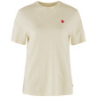 Camiseta de mujer Fjällräven Hemp Blend T-shirt W beige/blanco Chalk White