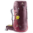 Mochila de mujer Deuter Futura 28 SL rojo/amarillo AubergineMaron