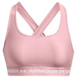 Sujetador Under Armour Crossback Mid Bra rosa claro Prime Pink/Prime Pink/White