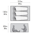 Tienda ultraligera MSR Thru-Hiker Mesh House 3 V2