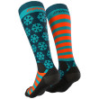 Calcetines Dynafit Ft Graphic Sk azul/naranja storm blue/3010 FLAG