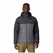 Chaqueta de hombre Columbia Powder Lite™ II Hooded Jacket gris/negro City Grey, Shark