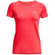 Camiseta funcional de mujer Under Armour HG Armour SS rojo Beta / / Iridescent