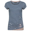 Camiseta de mujer Chillaz Fancy Little Dot blanco/rosa/azul indigo blue stripes washed