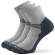 Calcetines Zulu Merino Lite Women 3 pack gris