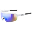 Gafas deportivas Uvex Sportstyle 227 blanco White Mat / Mirror Blue