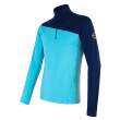 Camiseta funcional de hombre Sensor Merino Extreme zip azul TmModrá/Blue