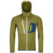 Sudadera de hombre Ortovox Fleece Grid Hoody M 2023 amarillo sweet alison