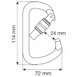 Mosquetón Camp Steel D Pro Lock