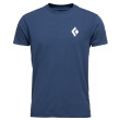 Camiseta de hombre Black Diamond M SS EQUIPMNT FOR ALPINIST TEE azul Ink Blue