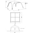 Pared lateral para carpa Outwell Event Lounge XL Side Wall