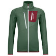 Sudadera de mujer Ortovox W's Fleece Grid Jacket verde GreenForest