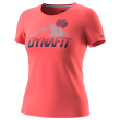 Camiseta funcional de mujer Dynafit Transalper Graphic S/S Tee W coral hot coral/8050