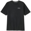 Camiseta de hombre Patagonia P-6 Logo Responsibili Tee negro Black