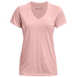 Camiseta funcional de mujer Under Armour Tech SSV - Solid 2023 rosa claro Retro Pink / / Metallic Silver