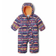 Mono para niños Columbia Snuggly Bunny™ Bunting azul/naranja Sunset Peach Checkered Peaks