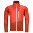 Chaqueta de hombre Ortovox Westalpen Swisswool Hybr Jkt M rojo cengia rossa