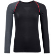 Camiseta de mujer Ortovox 120 Comp Light Long Sleeve W negro BlackRaven