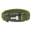 Pulsera Yate Paracord s píšťalkou a křesadl olive